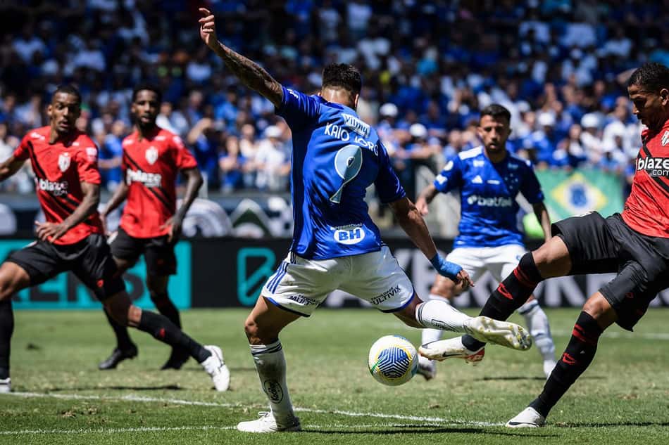 Kaio Jorge fazendo seu primeiro gol pelo Cruzeiro