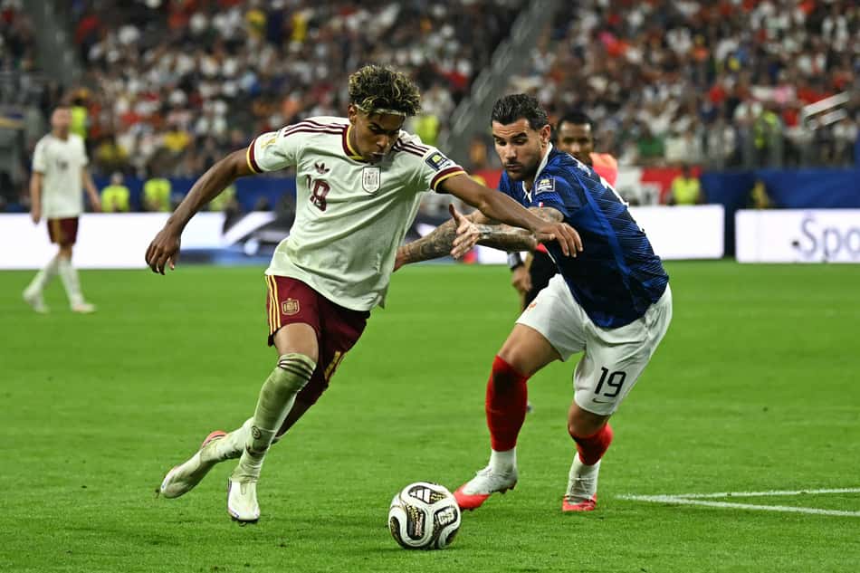 Lamine Yamal, astro da Espanha, encara marcação francesa na semifinal da Copa do Mundo