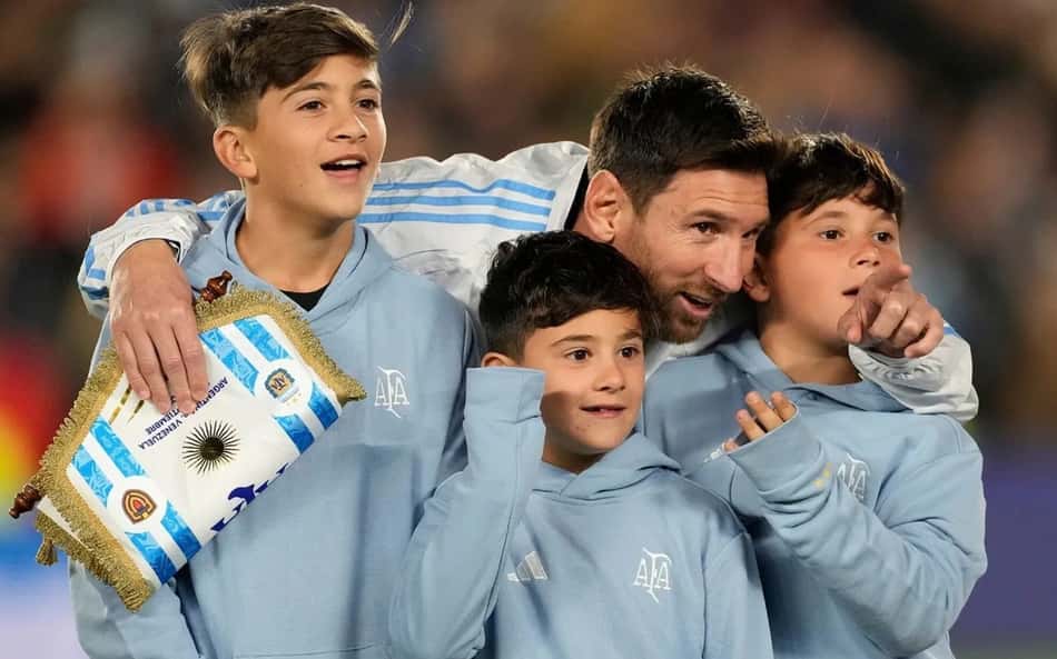 Thiago, Mateo e Ciro: filhos de Messi seguem os passos do pai