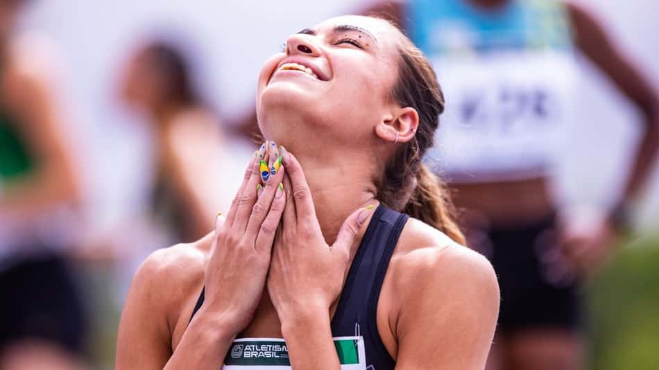 Luana Cibele tem como prova principal os 400m com barreiras, mas também conseguiu índice para o Mundial Sub-20 nos 400m rasos (Foto: Gustavo Alves/CBAt)
