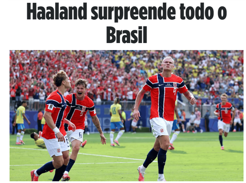 Manchete do jornal 'Bild', da Alemanha