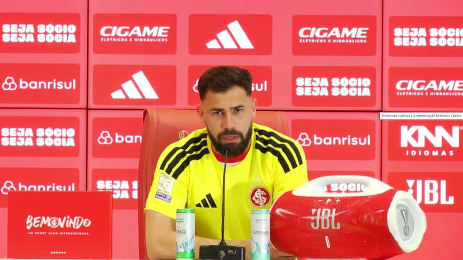 Matheus Cunha em apresentação no Inter