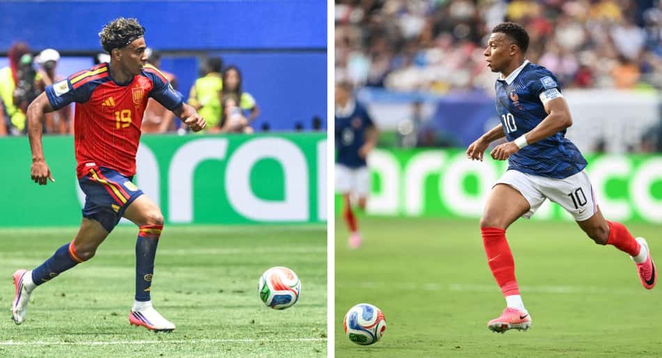 Mbappé e Yamal em ação na Copa do Mundo