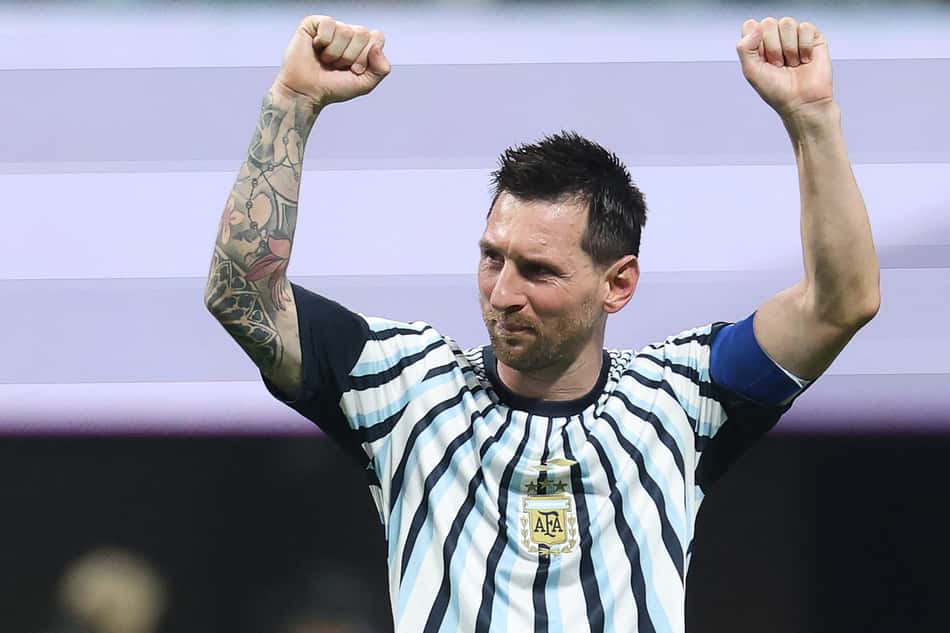 Messi comemora vitória da Argentina sobre o Egito emocionado na Copa do Mundo