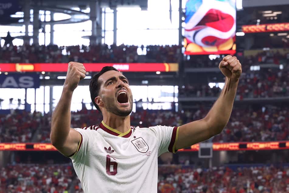 Mikel Merino fez o gol que classificou a Espanha na Copa do Mundo
