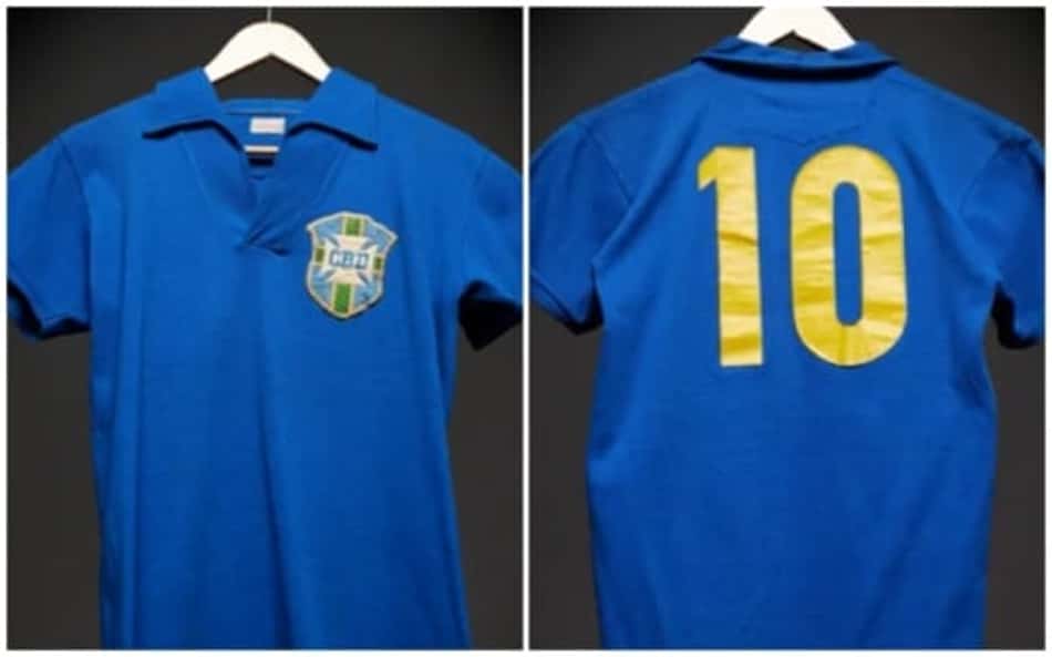 Camisa do Pelé leiloada pelo valor milionário