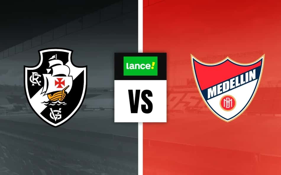 Escudos de Vasco e Independiente Medellín para Palpites na Copa Sul-Americana