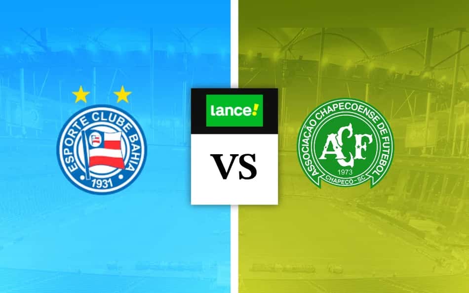 Escudos de Bahia e Chapecoense para Palpites de Futebol