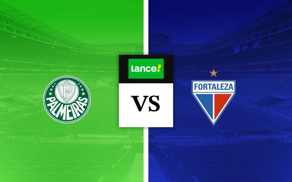 Escudos de Palmeiras e Fortaleza para Palpites de Futebol