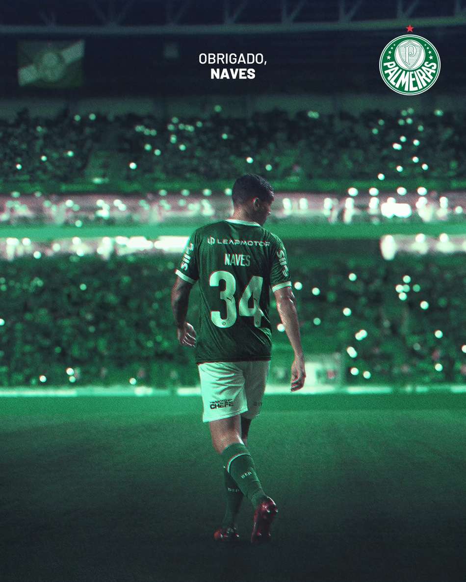 Naves, zagueiro do Palmeiras, é o novo reforço do Necaxa