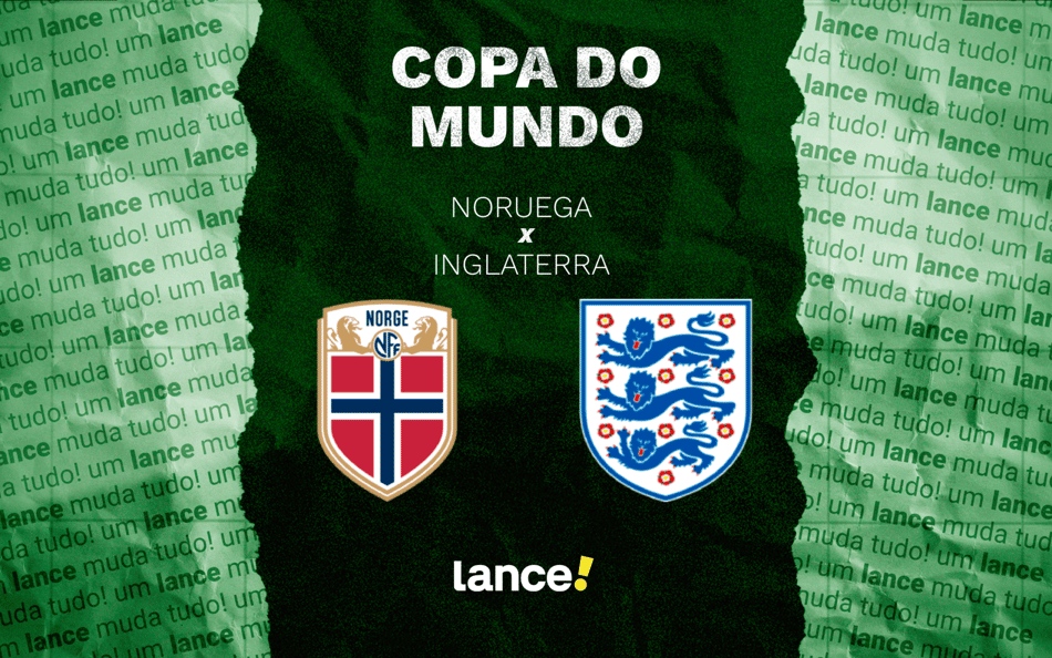 Noruega e Inglaterra se enfrentam nas quartas de final da Copa do Mundo