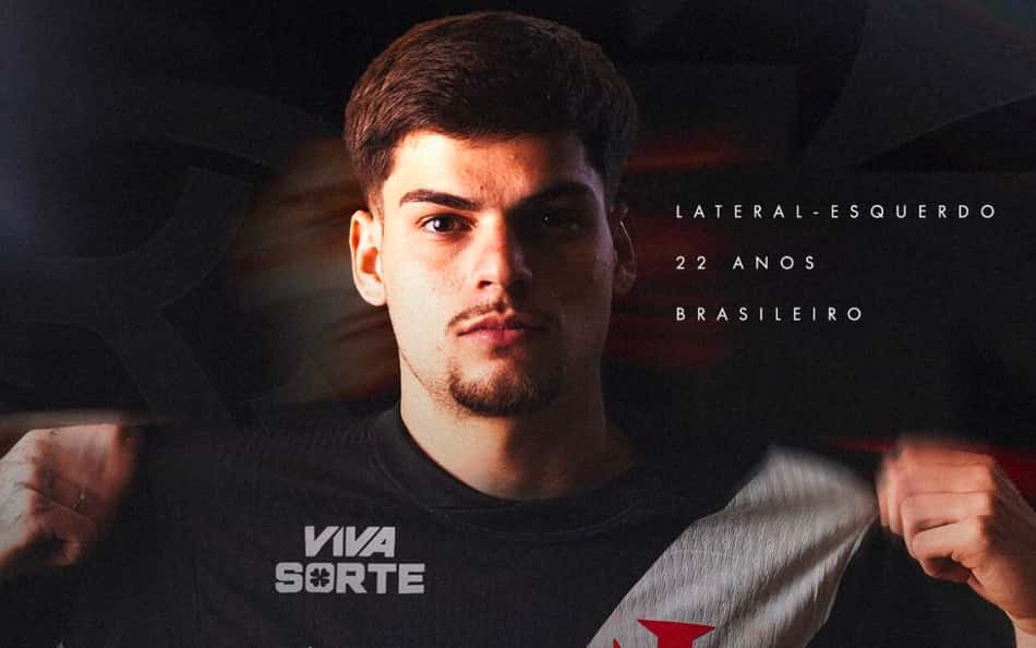 Anúncio do lateral-esquerdo Paulinho novo reforço do Vasco