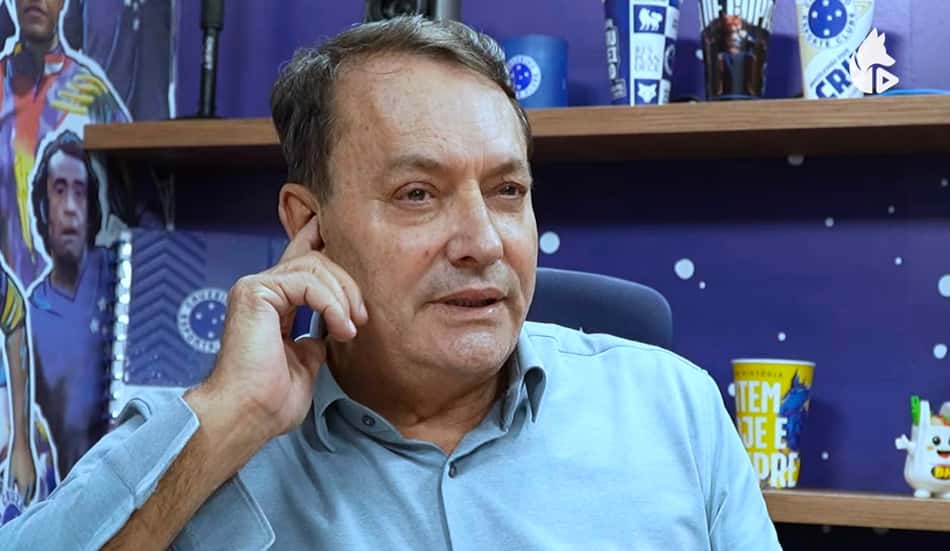 Pedrinho dá entrevista para a TV Cruzeiro
