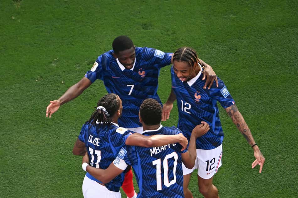 Quarteto da França, Mbappé, Olise, Dembélé e Barcola