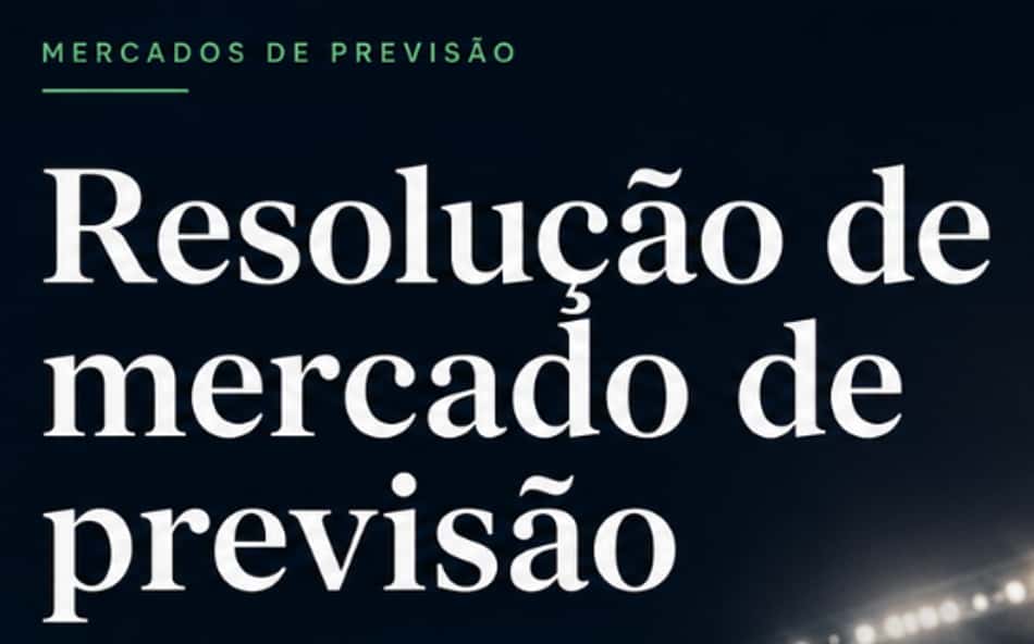 Resolução de mercado de previsão como um contrato é encerrado