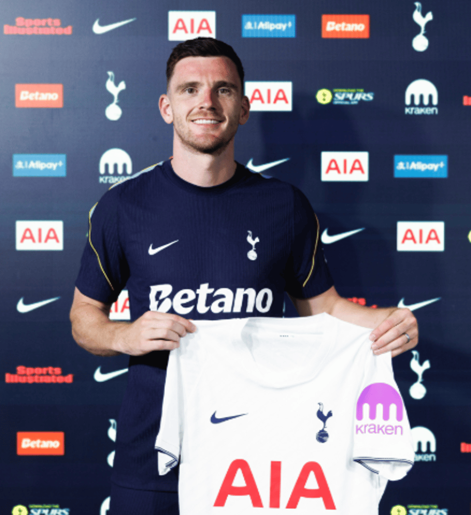 Robertson anunciado no Tottenham