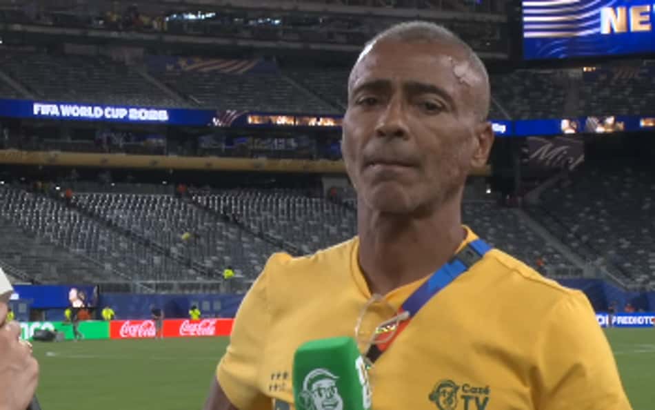 Justiça bloqueia pagamentos da CazéTV a Romário na Copa por dívida milionária