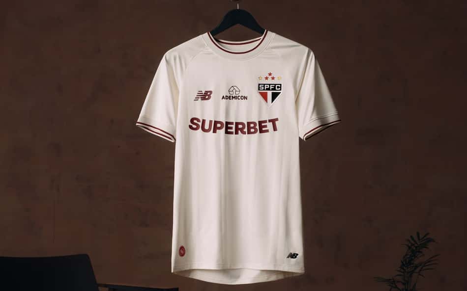 Nova camisa do São Paulo lançada nesta quarta-feira