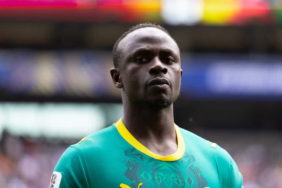 Sadio Mané em sua última Copa do Mundo por Senegal