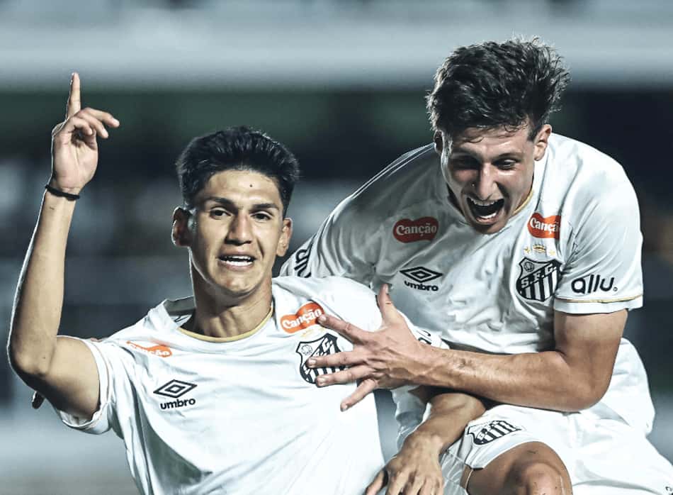 Santos venceu o Vasco por 2 a 0 no jogo de ida da semifinal do Brasileirão Série A Sub-20