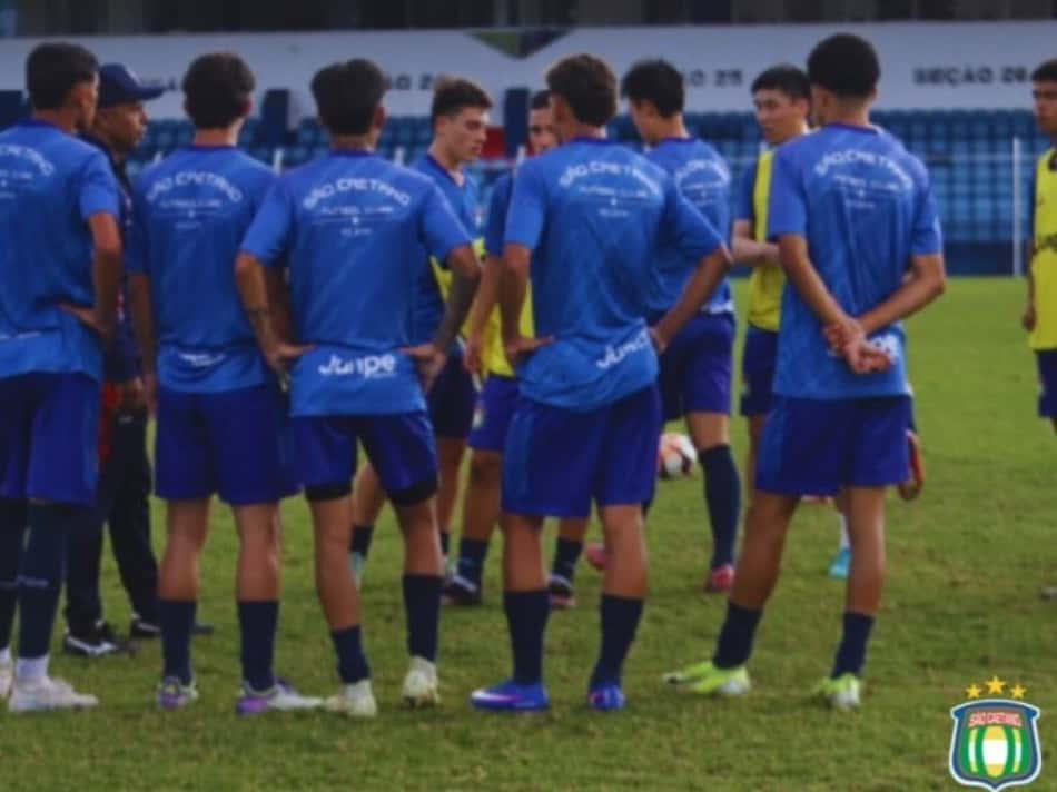 São Caetano em treinamento