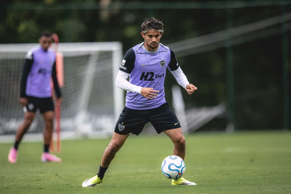 Scarpa em treinamento na Cidade do Galo