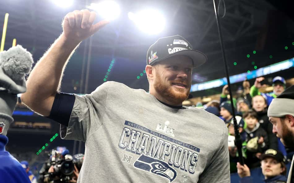 O Seattle Seahawks será o representante da NFC no Super Bowl LX (Foto: Steph Chambers/Getty Images/AFP (Photo by Steph Chambers / GETTY IMAGES NORTH AMERICA / Getty Images via AFP)