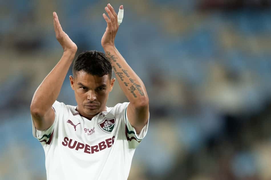 Thiago Silva em amistoso pelo Fluminense durante a Copa do Mundo