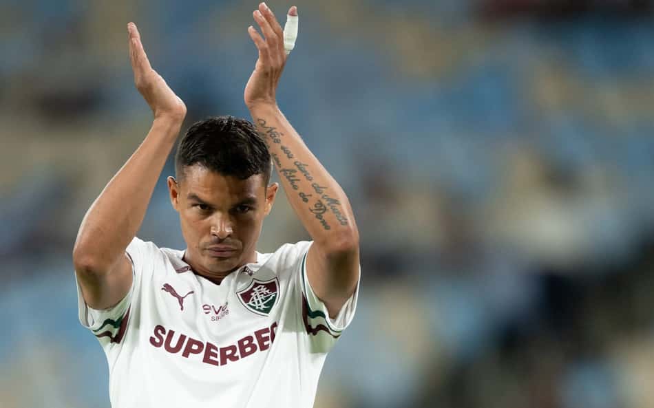 Thiago Silva em amistoso pelo Fluminense durante a Copa do Mundo
