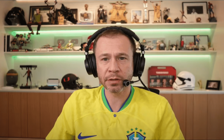 Tiago Leifert dispara contra decisão de Ancelotti em eliminação do Brasil