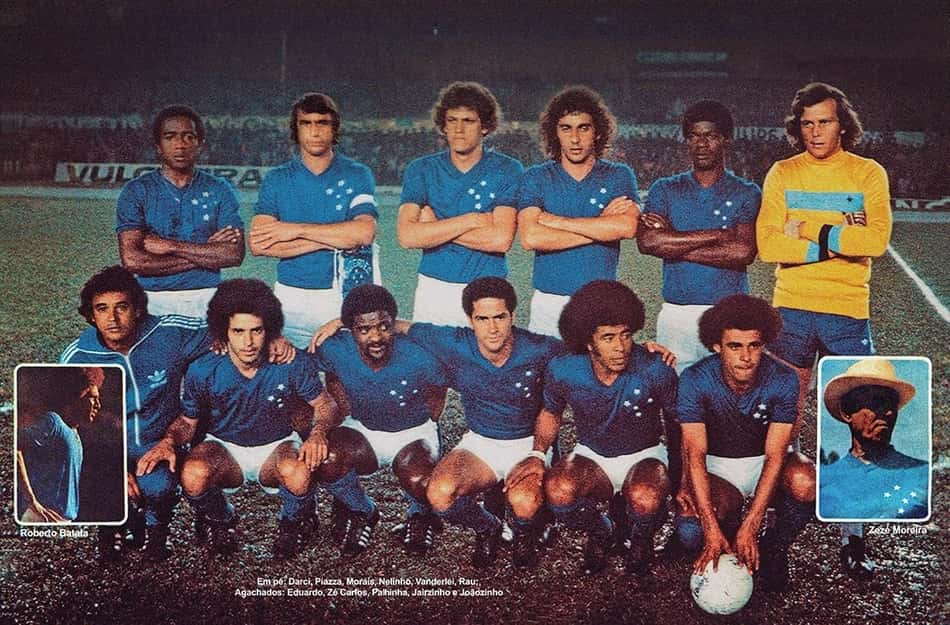 Time do Cruzeiro campeão da Libertadores em 1976