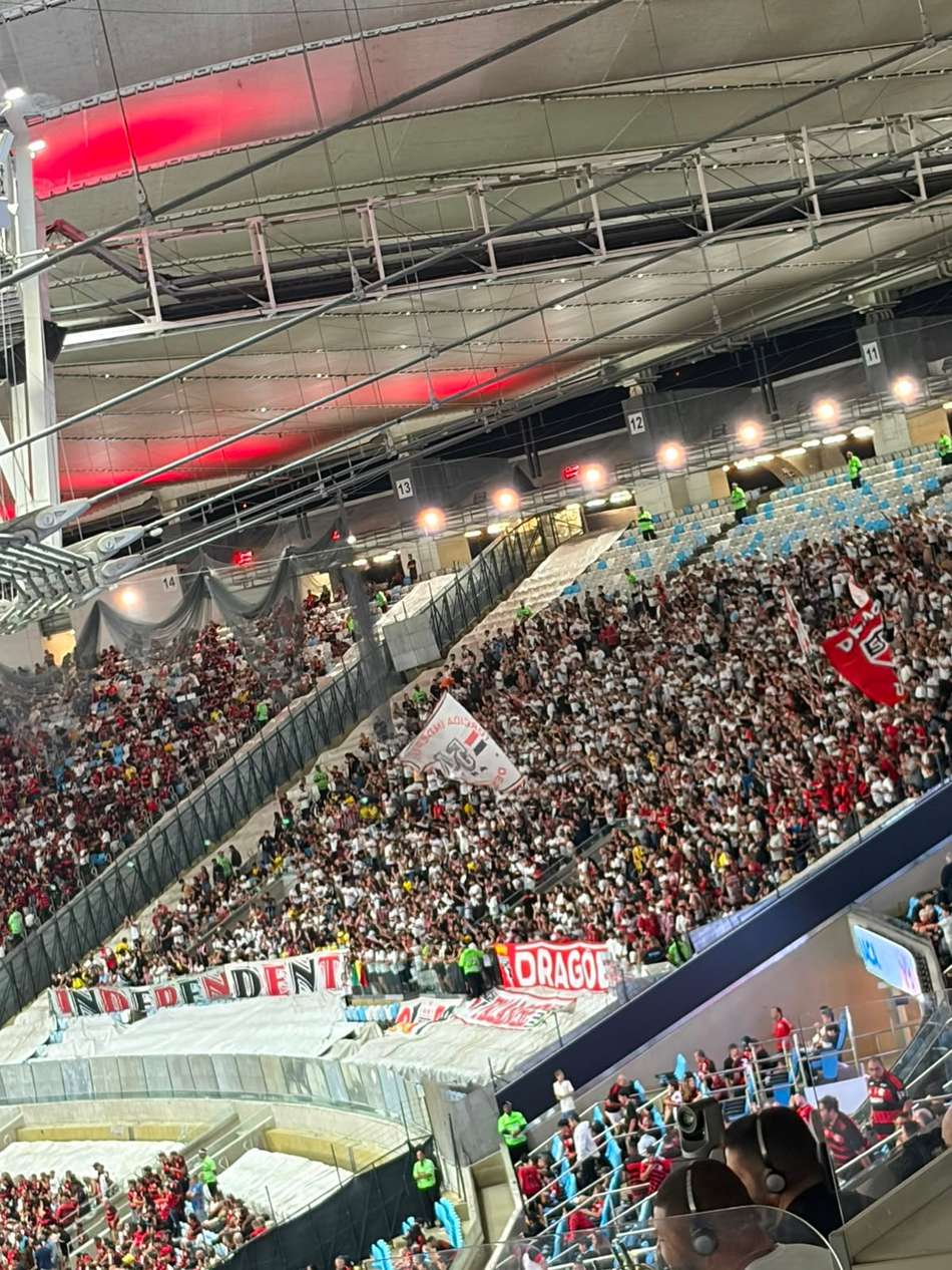 Torcida do São Paulo no Maracanã