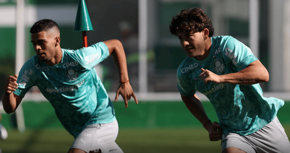 Treino do Palmeiras na Academia de Futebol