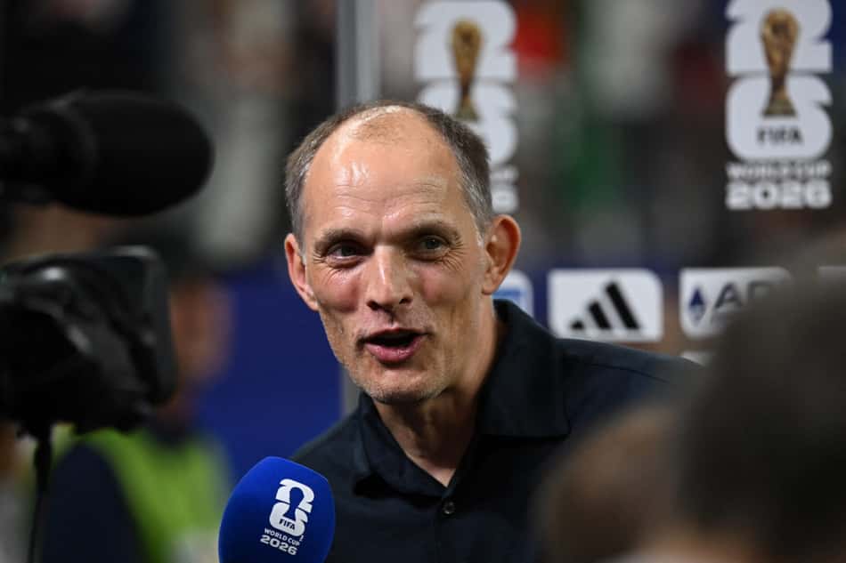 Tuchel em entrevista durante a Copa do Mundo