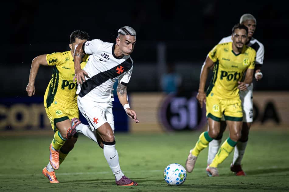 Partida entre Mirassol e Vasco no primeiro turno do Brasileirão de 2026