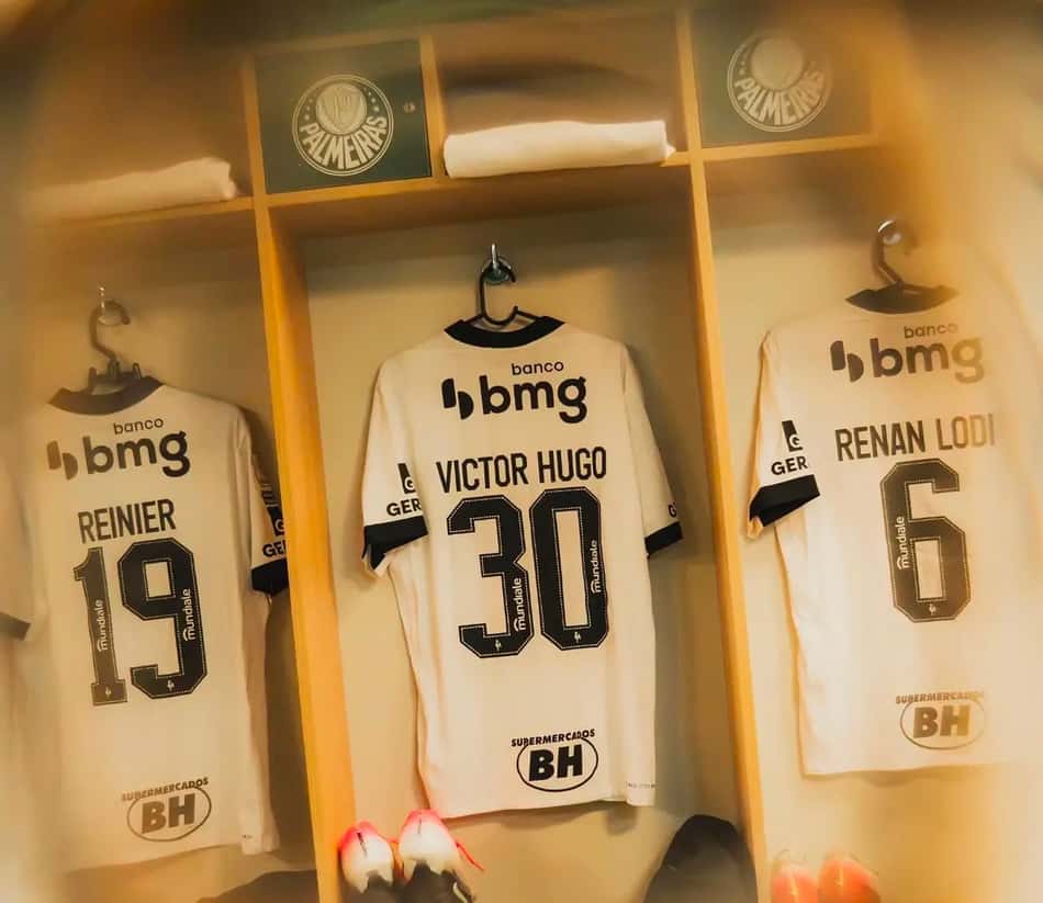 Vestiário Atlético x Palmeiras Nubank Parque (Foto: Pedro Souza / Atlético)