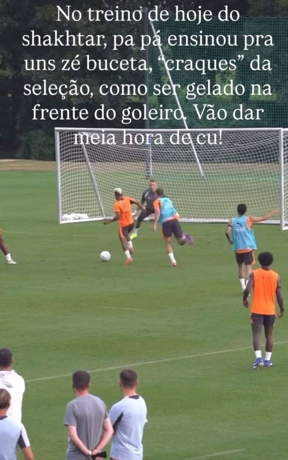 Postagem de Will Dantas sobre Pedrinho e jogadores da Seleção Brasileira 
