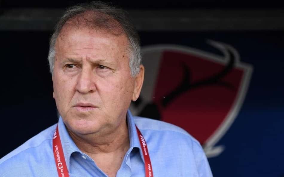 Zico em partida do Kashima Antlers