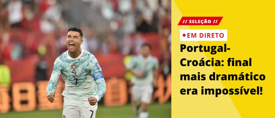 A Bola (Portugal) repercute virada de Portugal sobre a Croácia na Copa do Mundo
