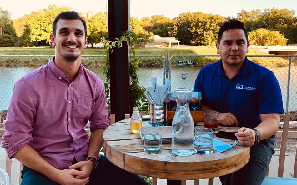 Vinícius Peron e Guillermo Zamarripa atuam na TMJ. (Acervo pessoal)