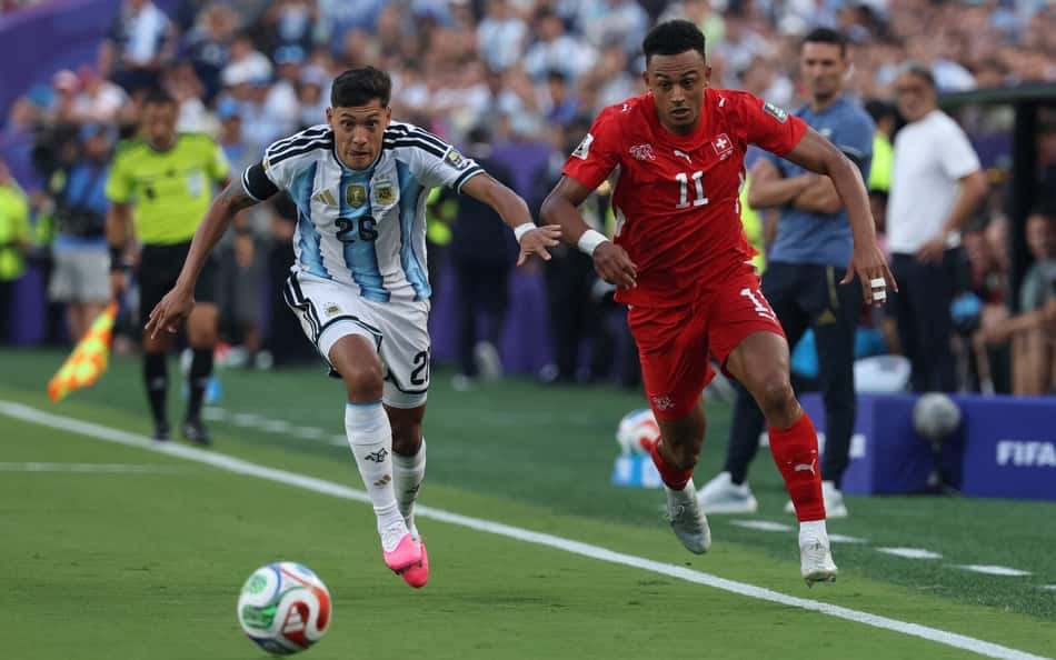 Gol perdido da Suíça contra a Argentina viraliza: 'Inacreditável'