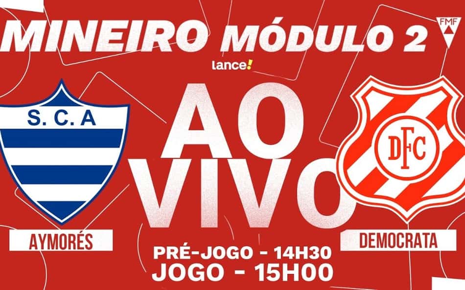 AO VIVO: Assista a Aymorés x Democrata, pelo Módulo II do Mineiro, no Lance!TV