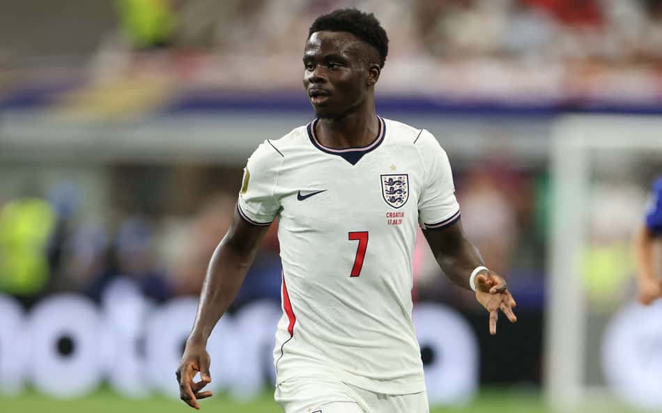 Saka vê Inglaterra forte após vitória sobre México na Copa: 'Melhores'