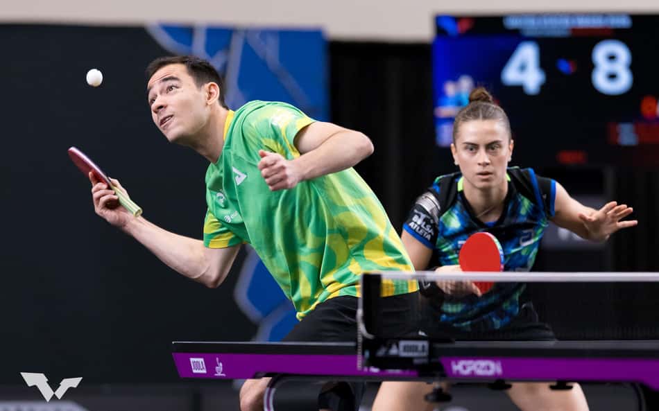 Calderano e Takahashi perdem semi e ficam com o bronze no US Smash