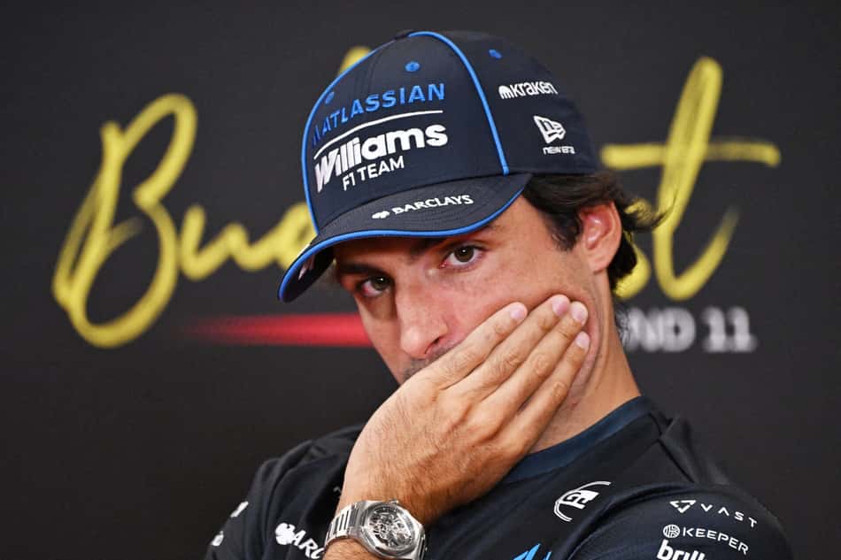 Carlos Sainz, da Williams, no GP da Hungria pela F1 2026