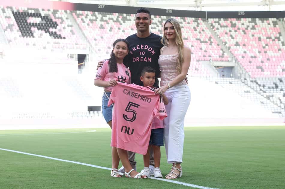 Casemiro foi apresentado pelo Inter Miami