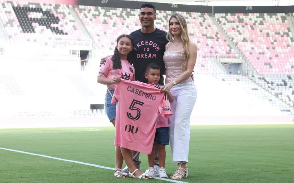 Casemiro foi apresentado pelo Inter Miami