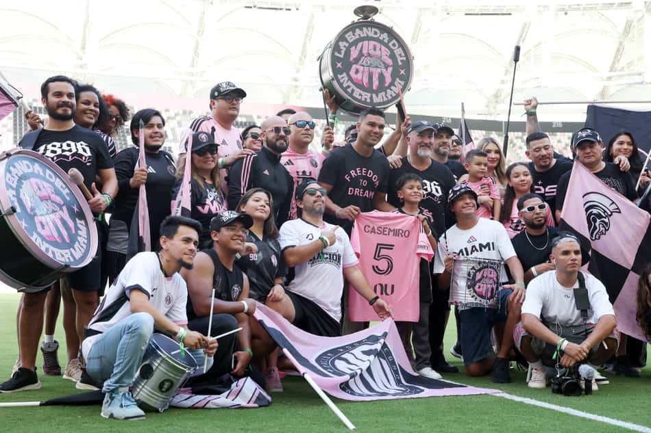 Casemiro foi apresentado pelo Inter Miami