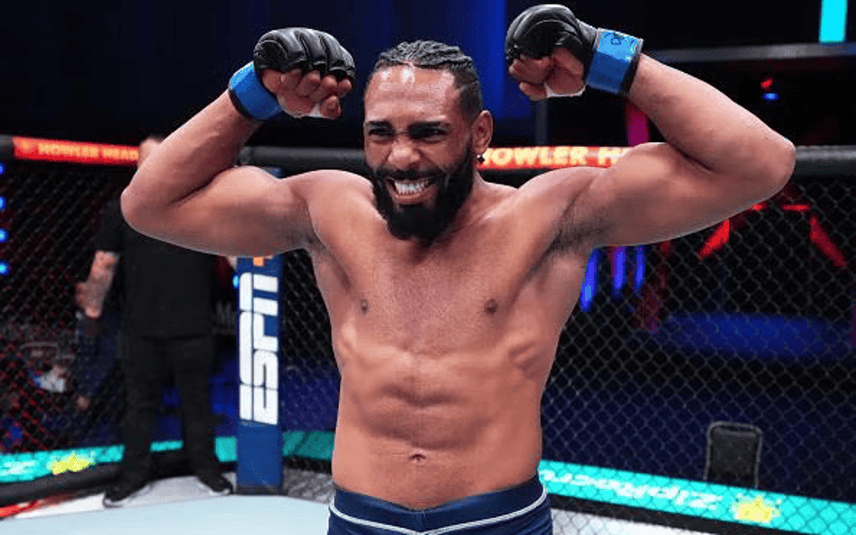 Claudio Ribeiro no Dana White's Contender Series, antes do UFC