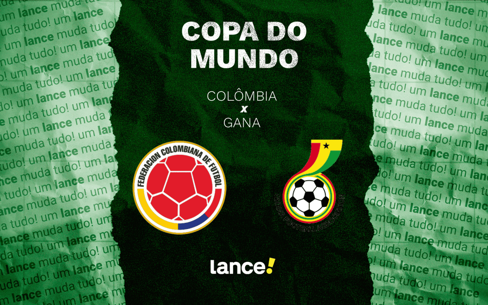 Colômbia x Gana: onde assistir ao jogo da Copa do Mundo